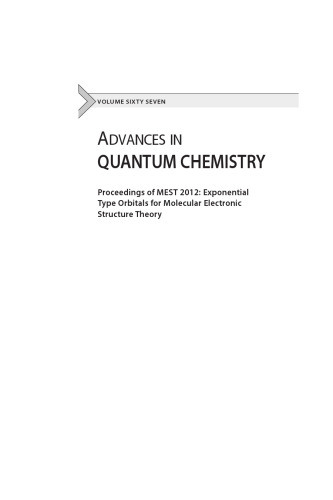 Proceedings of MEST 2012: Exponential Type Orbitals for Molecular Electronic Structure Theory