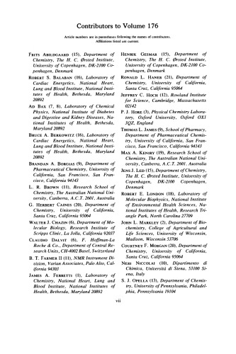 Nuclear Magnetic Resonance Part A: Spectral Techniques and Dynamics