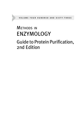 Guide to Protein Purification, 2nd Edition