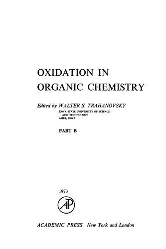 Oxidation in Organic Chemistry, Part B