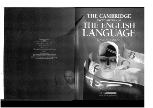 The Cambridge encyclopedia of the English language