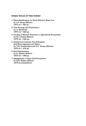 Ecology of Root Pathogens