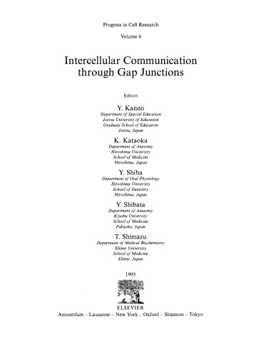 Intercellular Communication through Gap Junctions