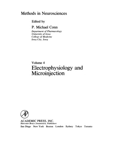 Electrophysiology and Microinjection