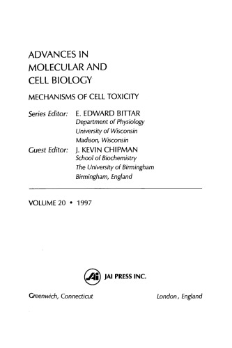 Mechanisms of Cell Toxicity