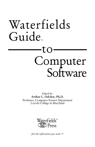 Waterfields guide to computer software