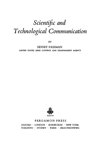 Scientific and Technological Communication