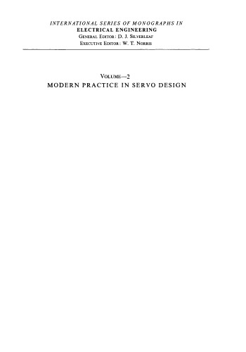 Modern Practice in Servo Design