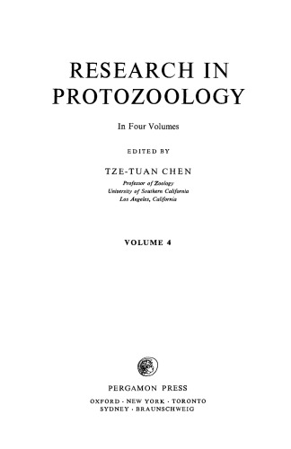 Research in Protozoology