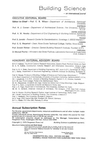 Energy and Housing. A Symposium Held at the Open University, Milton Keynes, on 31st October, 1974. Convened by B.W. Jones of the Faculty of Science and the Energy Research Group