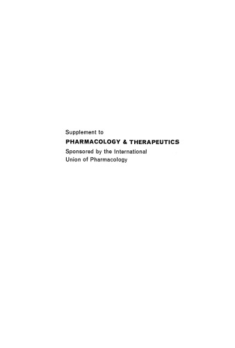 Neurotransmission. Proceedings of The Sixth International Congress of Pharmacology