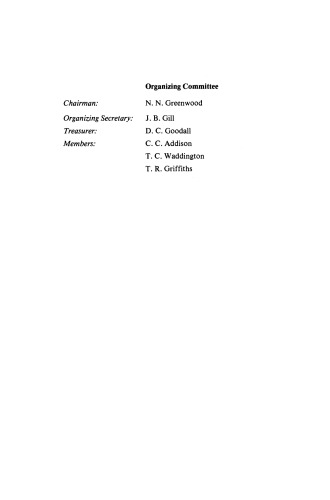 Non-Aqueous Solutions–5. Plenary and Section Lectures Presented at the Fifth International Conference on Non–Aqueous Solutions, Leeds, England, 5–9 July 1976