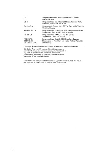 Recommendations for Nomenclature of Ion-Selective Electrodes