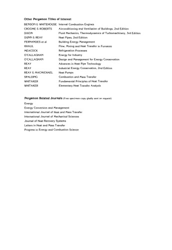 Thermodynamic Design Data for Heat Pump Systems. A Comprehensive Data Base and Design Manual