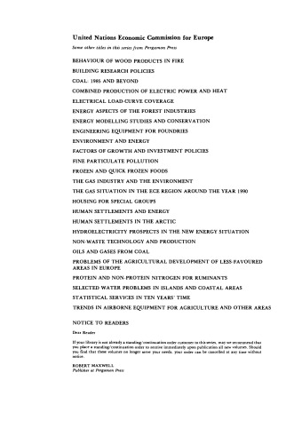 Protein and Energy Supply for High Production of Milk and Meat. Proceedings of a Symposium of the Committee on Agricultural Problems of the Economic Commission for Europe and the Food and Agriculture Organization, Geneva, Switzerland, 12–15 January 1981