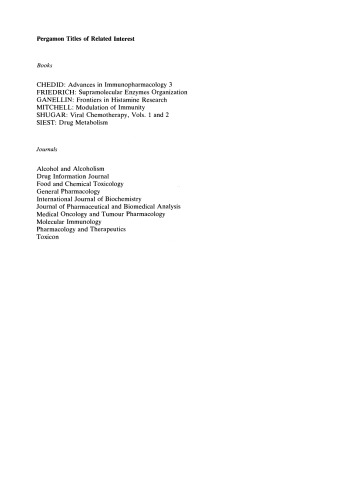 Bioreduction in the Activation of Drugs. Proceedings of the Second Biochemical Pharmacology Symposium, Oxford, UK, 25–26 July 1985