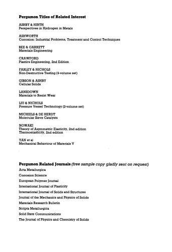 Advances in Phase Transitions. Proceedings of the International Symposium Held at Mc: Master University Ontario, Canada, 22–23 October 1987