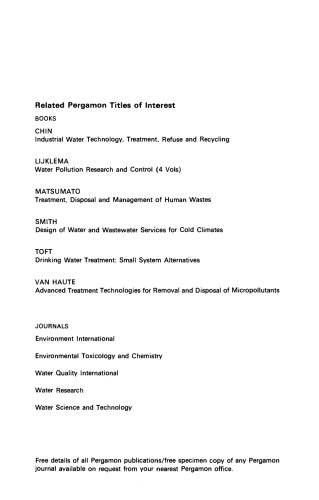 Alternative Uses for Sewage Sludge. Proceedings of a Conference Organised by WRc Medmenham and Held at the University of York, UK on 5–7 September 1989