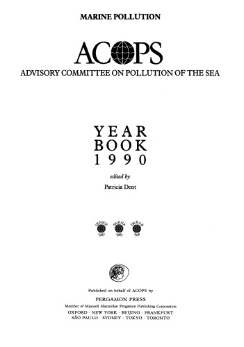 Year Book 1990. Advisory Committee on Pollution of the Sea