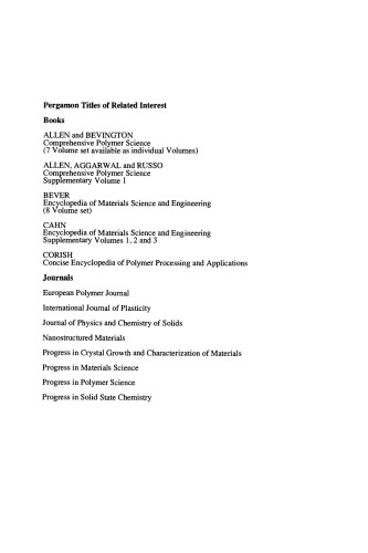 Liquid Crystalline Polymers. Proceedings of the International Workshop on Liquid Crystalline Polymers, WLCP 93, Capri, Italy, June 1–4 1993