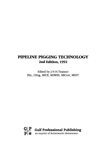 Pipeline Pigging and Inspection Technology