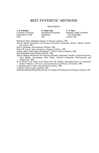 Free Radical Chain Reactions in Organic Synthesis