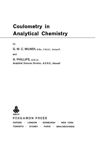 Coulometry in Analytical Chemistry