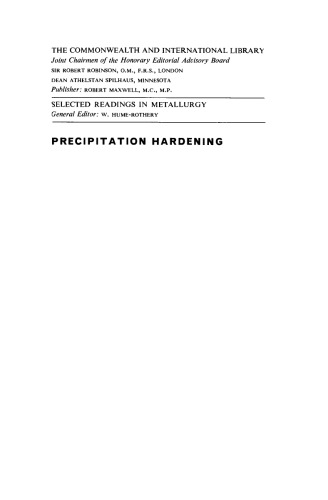 Precipitation Hardening