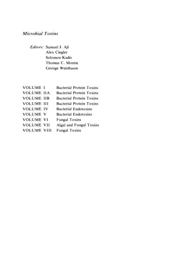 Algal and Fungal Toxins. A Comprehensive Treatise