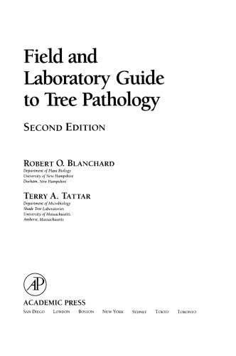 Field and Laboratory Guide to Tree Pathology