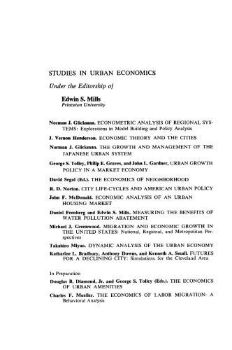 Futures for a Declining City. Simulations for the Cleveland Area