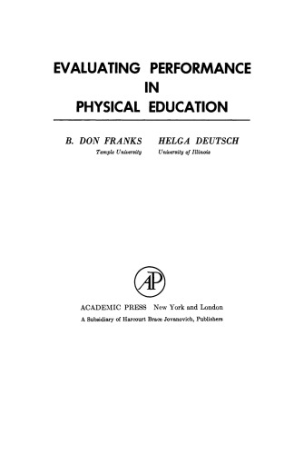 Evaluating Performance in Physical Education