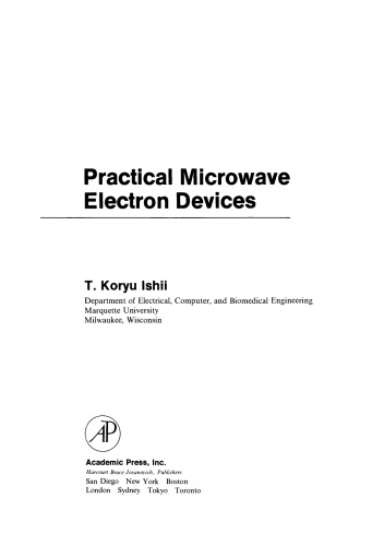 Practical Microwave Electron Devices