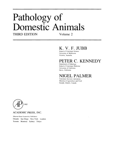 Pathology of Domestic Animals