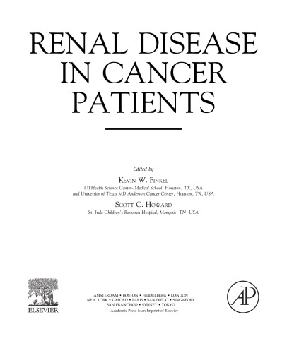 Renal disease in cancer patients