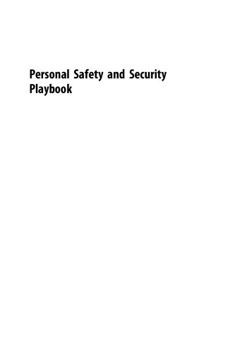 Personal Security Guidelines. Template