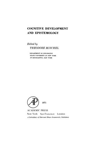 Cognitive Development and Epistemology