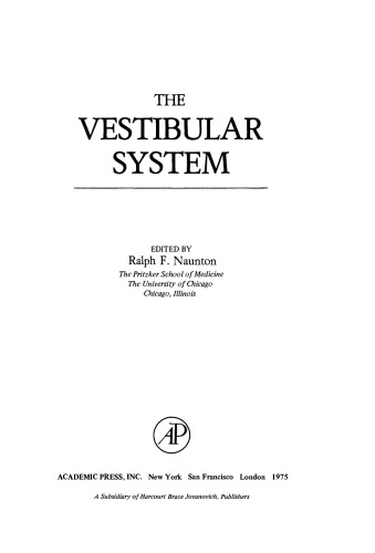 The Vestibular System