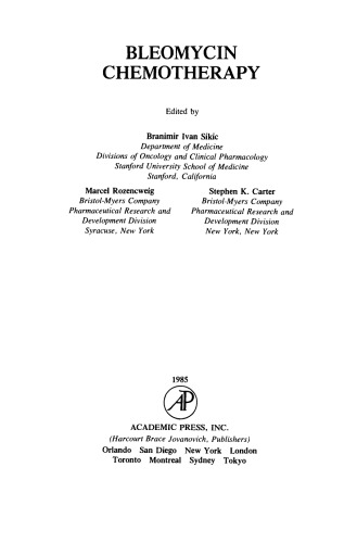 Bleomycin Chemotherapy