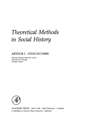 Theoretical Methods in Social History