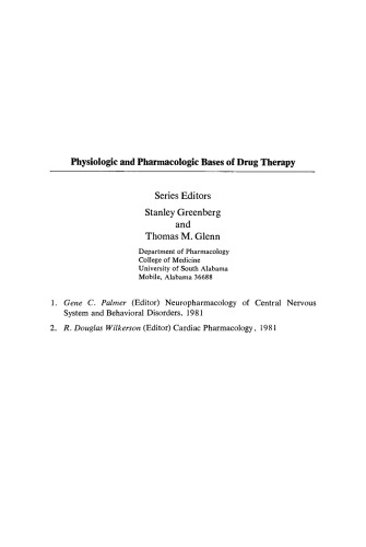 Cardiac Pharmacology