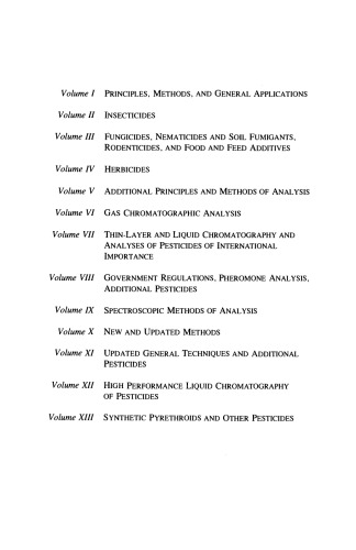 Synthetic Pyrethroids and Other Pesticides