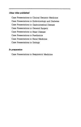 Case Presentations in Neurology