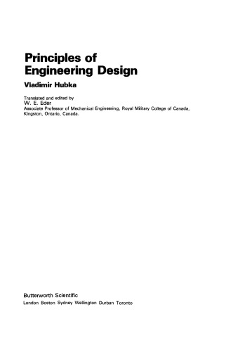 Principles of Engineering Design