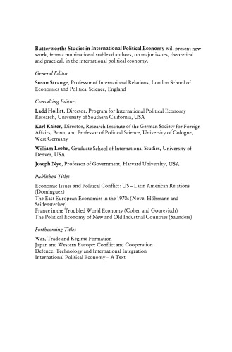 Taxation and Tax Policies in the Middle East. Butterworths Studies in International Political Economy