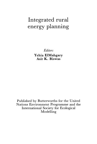 Integrated Rural Energy Planning