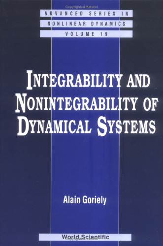 Integrability and nonintegrability of dynamical systems