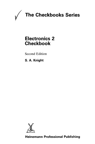 Electronics 2. Checkbook