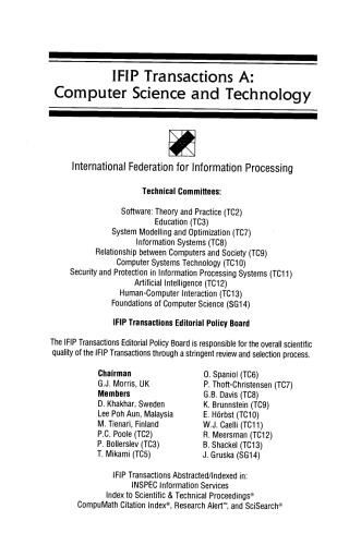 Software Engineering Education. Proceedings of the IFIP WG3.4/SEARCC (SRIG on Education and Training) Working Conference, Hong Kong, 28 September–2 October, 1993