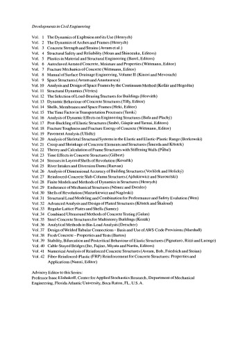 Fiber-Reinforced-Plastic (FRP) Reinforcement for Concrete Structures. Properties and Applications